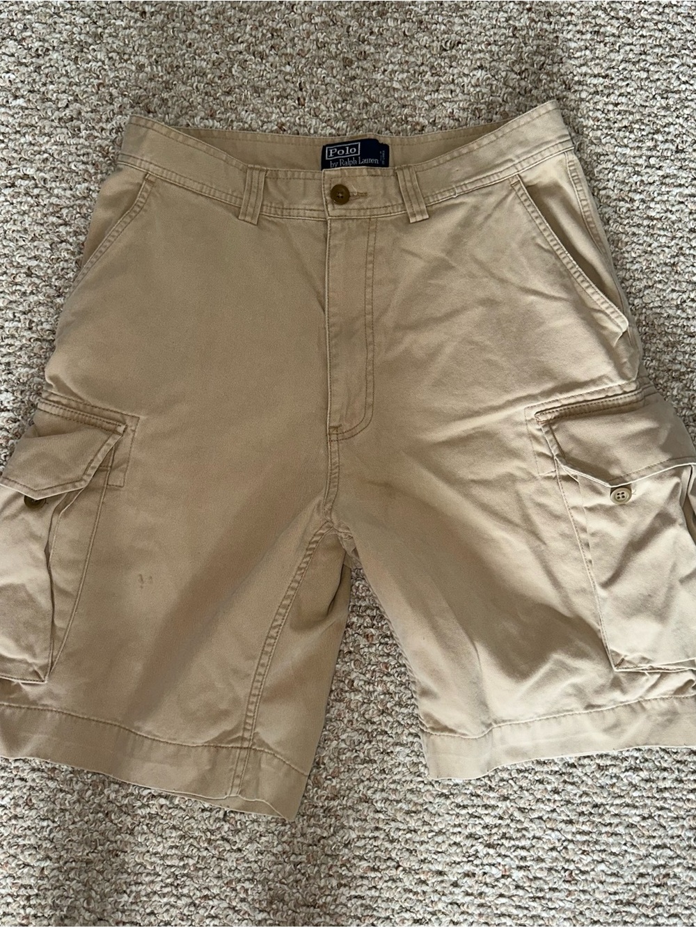 Polo by Ralph Lauren Men's Khaki Cargo Shorts